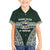 Personalised Tonga Takuilau College Family Matching Off The Shoulder Long Sleeve Dress and Hawaiian Shirt 50th Anniversary Ngatu Kupesi - Polynesian Pride