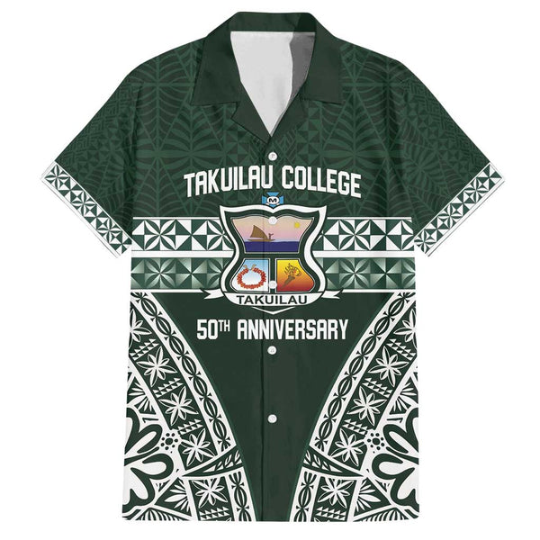 Personalised Tonga Tailulu College Hawaiian Shirt Tongan Ngatu Pattern LT14 main image 0