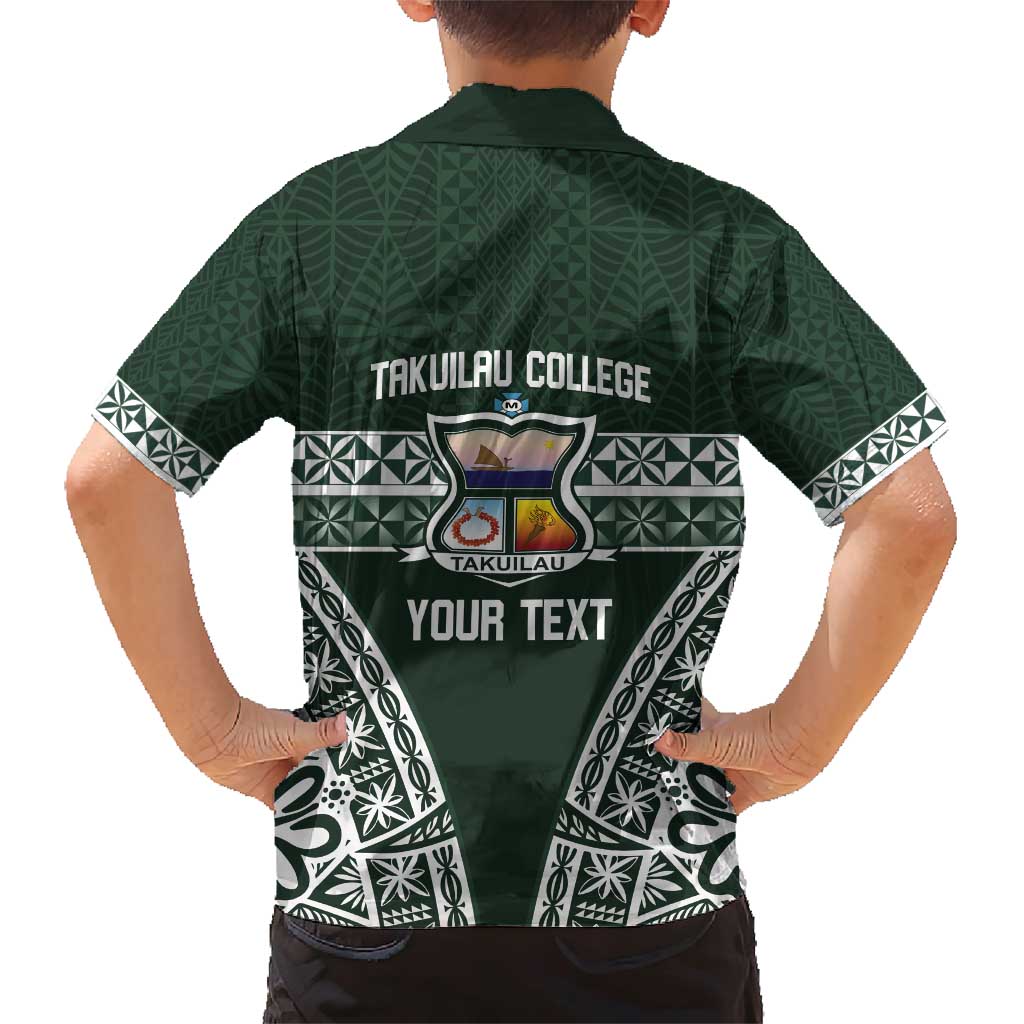 Personalised Tonga Takuilau College Family Matching Short Sleeve Bodycon Dress and Hawaiian Shirt 50th Anniversary Ngatu Kupesi - Polynesian Pride