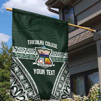 Personalised Tonga Takuilau College Garden Flag 50th Anniversary Ngatu Kupesi - Polynesian Pride
