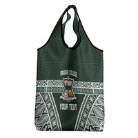 Personalised Tonga Takuilau College Grocery Bag 50th Anniversary Ngatu Kupesi - Polynesian Pride