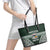Personalised Tonga Takuilau College Leather Tote Bag 50th Anniversary Ngatu Kupesi - Polynesian Pride