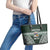 Personalised Tonga Takuilau College Leather Tote Bag 50th Anniversary Ngatu Kupesi - Polynesian Pride