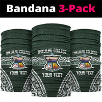 Personalised Tonga Takuilau College Neck Gaiter 50th Anniversary Ngatu Kupesi - Polynesian Pride