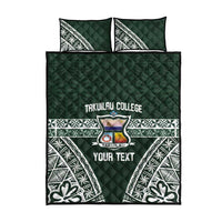 Personalised Tonga Takuilau College Quilt Bed Set 50th Anniversary Ngatu Kupesi - Polynesian Pride