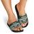 Personalised Tonga Takuilau College Slide Sandals 50th Anniversary Ngatu Kupesi - Polynesian Pride
