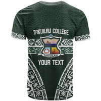 Personalised Tonga Takuilau College T Shirt 50th Anniversary Ngatu Kupesi - Polynesian Pride