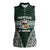 Personalised Tonga Takuilau College Women Sleeveless Polo Shirt 50th Anniversary Ngatu Kupesi - Polynesian Pride