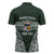 Personalised Tonga Takuilau College Zipper Polo Shirt 50th Anniversary Ngatu Kupesi - Polynesian Pride