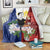 Philippines Rizal Day Blanket Filipino Sampaguita Grunge Style - Polynesian Pride