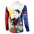 Philippines Rizal Day Button Sweatshirt Filipino Sampaguita Grunge Style - Polynesian Pride