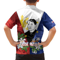Philippines Rizal Day Hawaiian Shirt Filipino Sampaguita Grunge Style - Polynesian Pride