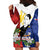 Philippines Rizal Day Hoodie Dress Filipino Sampaguita Grunge Style - Polynesian Pride