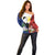 Philippines Rizal Day Off Shoulder Sweater Filipino Sampaguita Grunge Style - Polynesian Pride