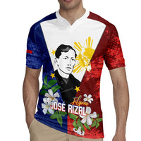 Philippines Rizal Day Rugby Jersey Filipino Sampaguita Grunge Style - Polynesian Pride