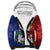 Philippines Rizal Day Sherpa Hoodie Filipino Sampaguita Grunge Style - Polynesian Pride