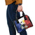 Philippines Rizal Day Shoulder Handbag Filipino Sampaguita Grunge Style - Polynesian Pride