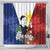 Philippines Rizal Day Shower Curtain Filipino Sampaguita Grunge Style - Polynesian Pride