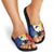 Philippines Rizal Day Slide Sandals Filipino Sampaguita Grunge Style - Polynesian Pride