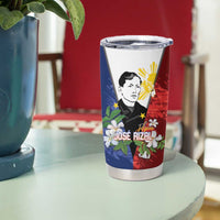 Philippines Rizal Day Tumbler Cup Filipino Sampaguita Grunge Style - Polynesian Pride