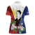 Philippines Rizal Day Women Polo Shirt Filipino Sampaguita Grunge Style - Polynesian Pride