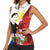 Philippines Rizal Day Women Sleeveless Polo Shirt Filipino Sampaguita Grunge Style - Polynesian Pride