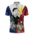 Philippines Rizal Day Zipper Polo Shirt Filipino Sampaguita Grunge Style - Polynesian Pride