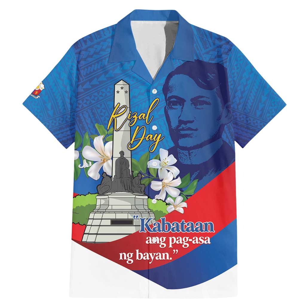 Philippines Rizal Day Family Matching Mermaid Dress and Hawaiian Shirt Filipino Motto Stella Polynesian Pattern - Polynesian Pride