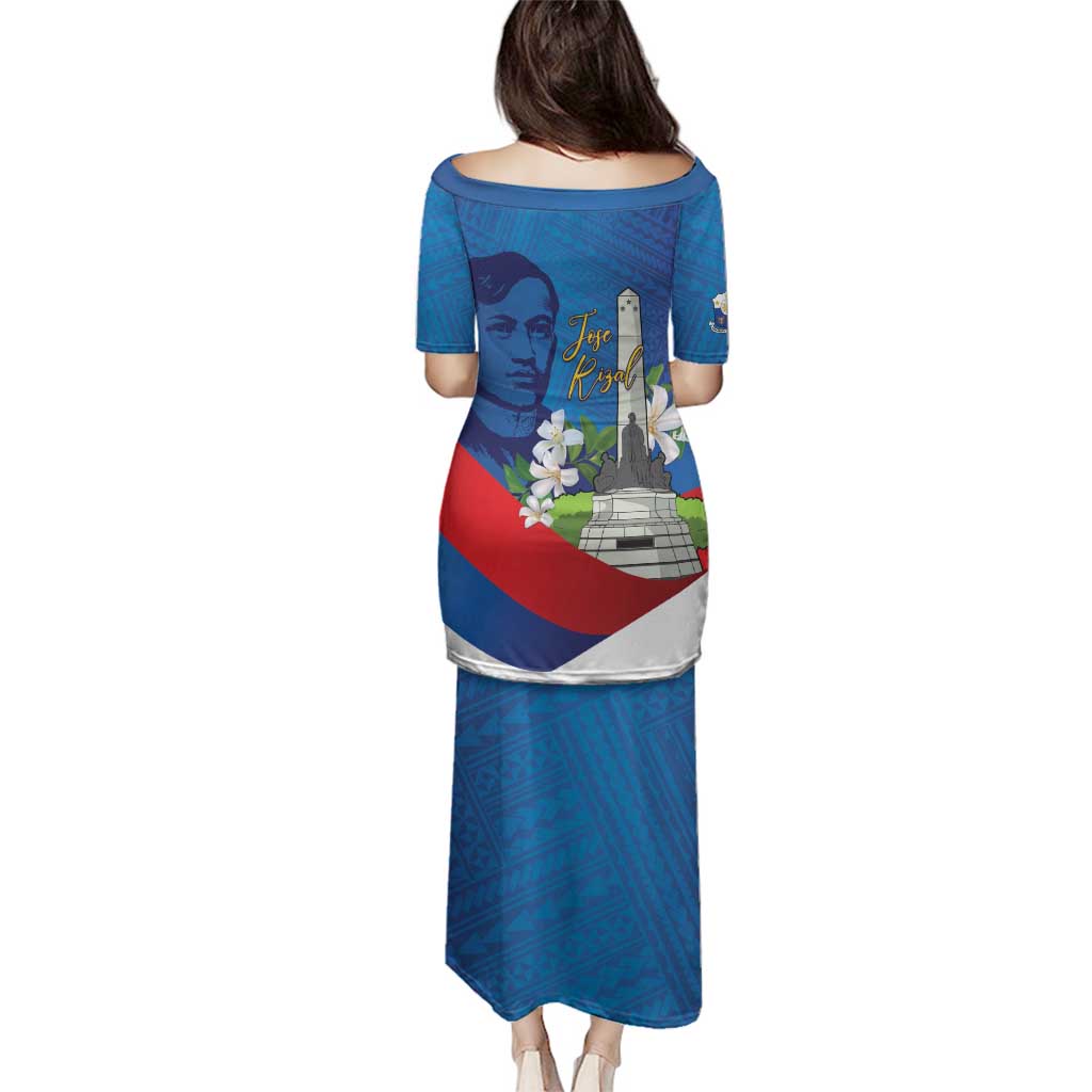 Philippines Rizal Day Family Matching Puletasi and Hawaiian Shirt Filipino Motto Stella Polynesian Pattern - Polynesian Pride