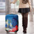 Philippines Rizal Day Luggage Cover Filipino Motto Stella Polynesian Pattern - Polynesian Pride