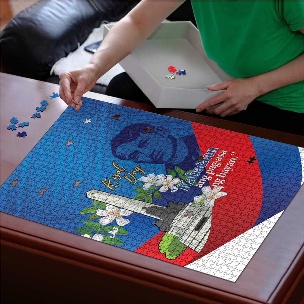 Philippines Rizal Day Puzzle Filipino Motto Stella Polynesian Pattern - Polynesian Pride