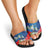 Philippines Rizal Day Slide Sandals Filipino Motto Stella Polynesian Pattern - Polynesian Pride