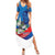 Philippines Rizal Day Summer Maxi Dress Filipino Motto Stella Polynesian Pattern - Polynesian Pride