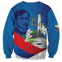 Philippines Rizal Day Sweatshirt Filipino Motto Stella Polynesian Pattern - Polynesian Pride