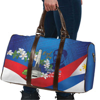 Philippines Rizal Day Travel Bag Filipino Motto Stella Polynesian Pattern - Polynesian Pride