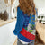 Philippines Rizal Day Women Casual Shirt Filipino Motto Stella Polynesian Pattern - Polynesian Pride