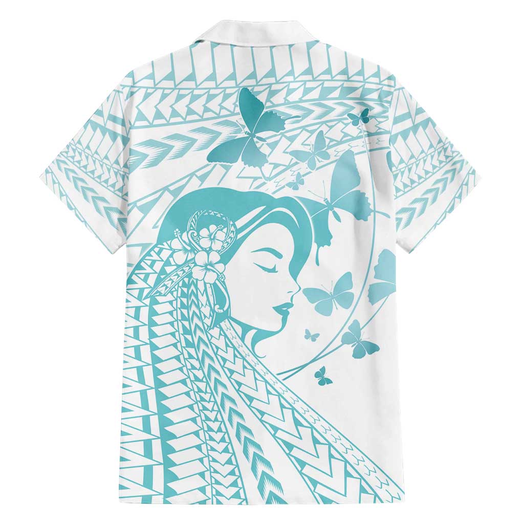 Polynesia Cervical Cancer Awareness Month Family Matching Tank Maxi Dress and Hawaiian Shirt Polynesian Women Faith Hope Love!