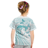 Polynesia Cervical Cancer Awareness Month Kid T Shirt Polynesian Women Faith Hope Love!