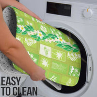 Aloha Hawaii Tuberose Lei Bathroom Set Tropical Vibes Green Color - Polynesian Pride