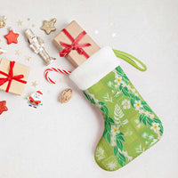 Aloha Hawaii Tuberose Lei Christmas Stocking Tropical Vibes Green Color - Polynesian Pride