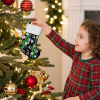 Aloha Hawaii Tuberose Lei Christmas Stocking Tropical Vibes Black Color - Polynesian Pride