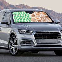 Aloha Hawaii Palaka Tuberose Lei Auto Sun Shade Hawaiian Quilt Seamless Style - Polynesian Pride