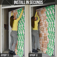 Aloha Hawaii Palaka Tuberose Lei Door Cover Hawaiian Quilt Seamless Style - Polynesian Pride