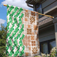 Aloha Hawaii Palaka Tuberose Lei Garden Flag Hawaiian Quilt Seamless Style - Polynesian Pride