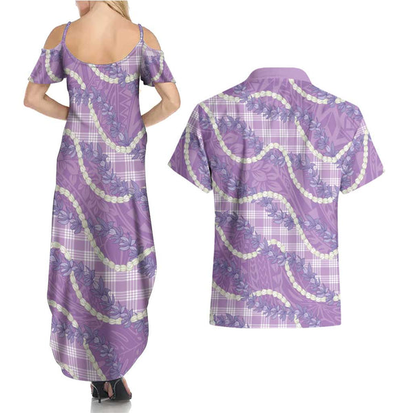 Your Matter Suicide Prevention Couples Matching Tank Maxi Dress and Hawaiian Shirt Purple Polynesian Tribal LT9