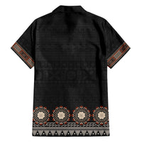 Bula Fiji Dashiki Vintage Fijian Masi Tapa Pattern Family Matching Off Shoulder Short Dress and Hawaiian Shirt LT14 - Polynesian Pride