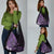 Purple Polynesia Easter Day Grocery Bag Eggs With Bunny Polynesian Pattern