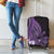 Purple Polynesia Easter Day Luggage Cover Eggs With Bunny Polynesian Pattern