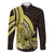 Yellow Polynesia Easter Day Family Matching Puletasi and Hawaiian Shirt Eggs With Bunny Polynesian Pattern