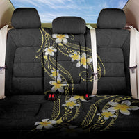 Polynesia Tattoo With Plumeria Back Car Seat Cover Elegant Vibes